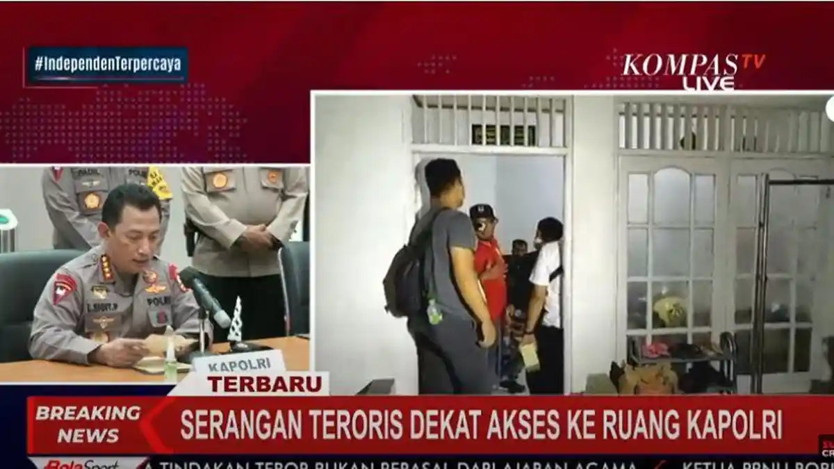 Kapolri Konfirmasi ZA Sebagai Pelaku Penyerang Mabes Polri