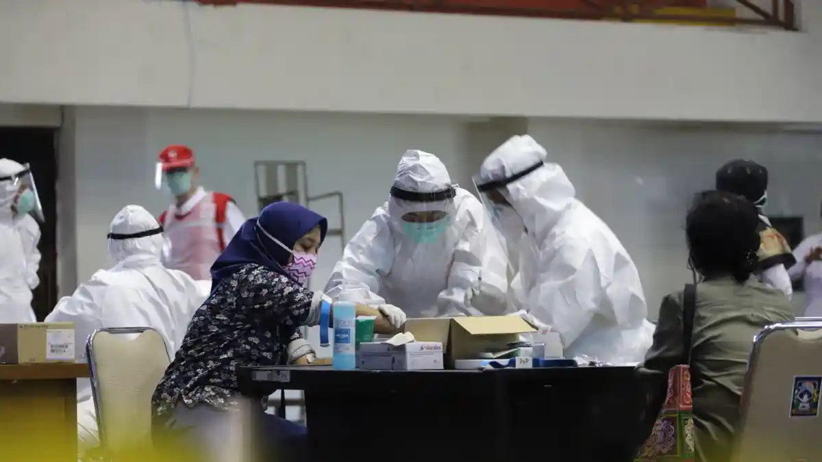 Hasil Rapid Test Massal Pengunjung Indogrosir di Sleman, Total Ada 52 Orang Dinyatakan Reaktif