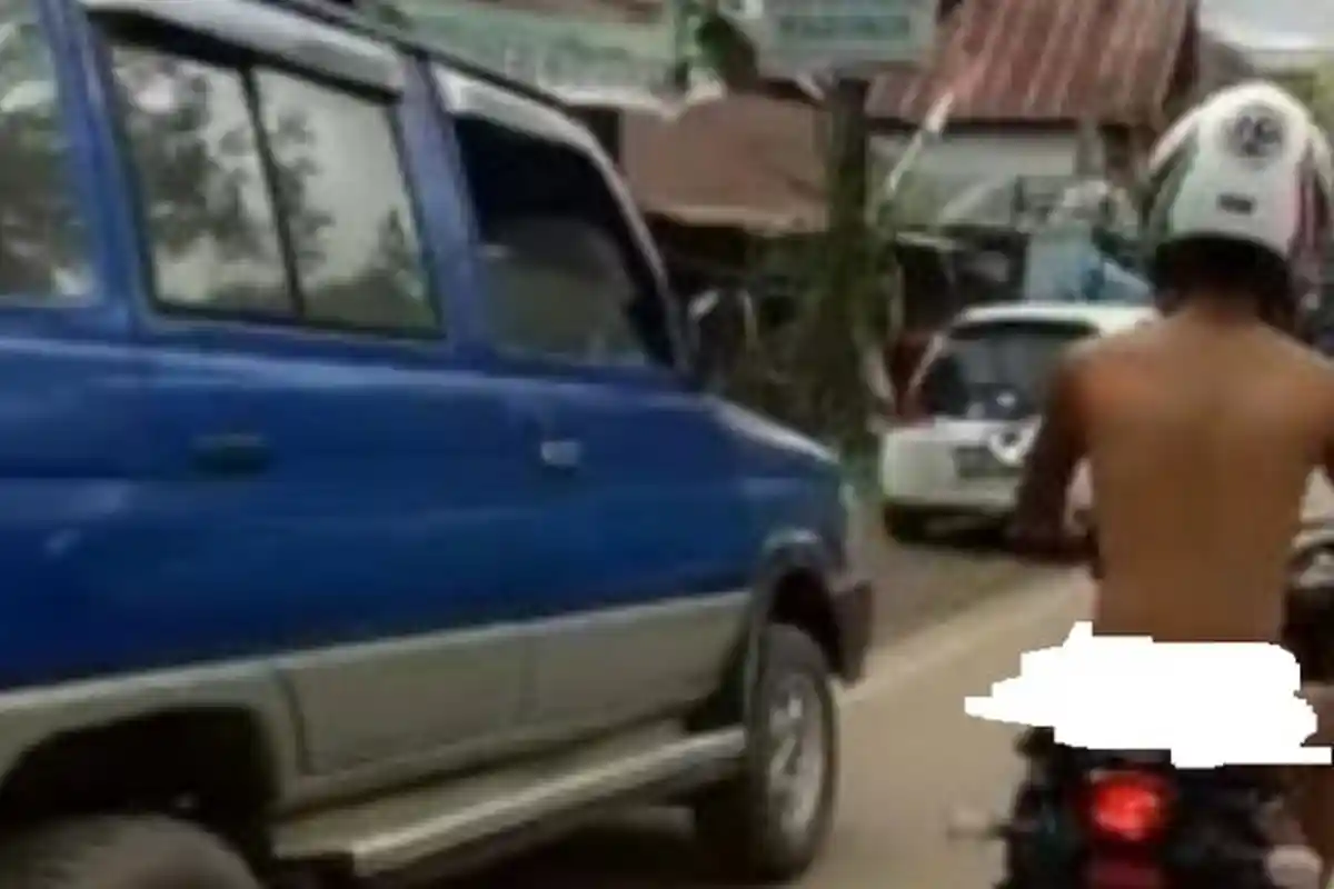 Stres, PNS Toraja yang Naik Motor Sambil Bugil Bakal Dirawat dan Takkan Dipecat
