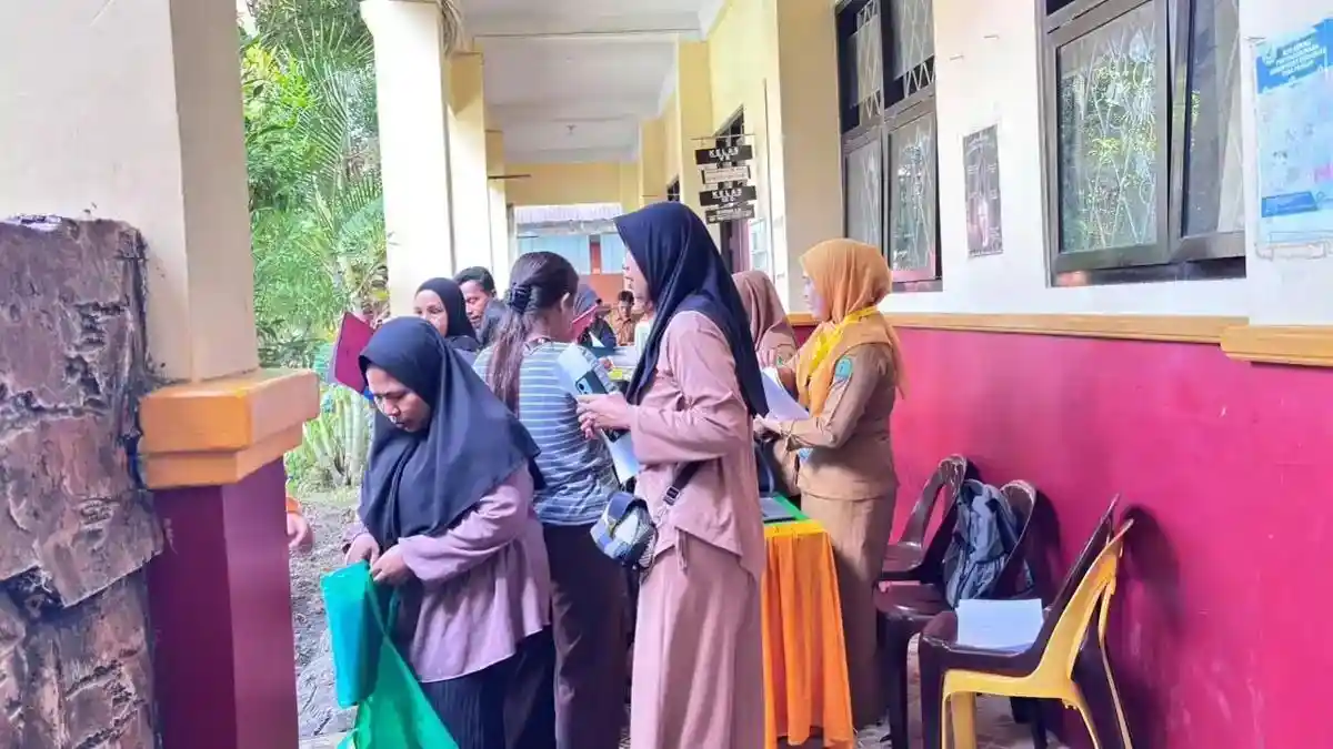 Pertama Kali dalam Puluhan Tahun, SDN 004 Nunukan Kekurangan Murid Baru - Tribunkaltim.co