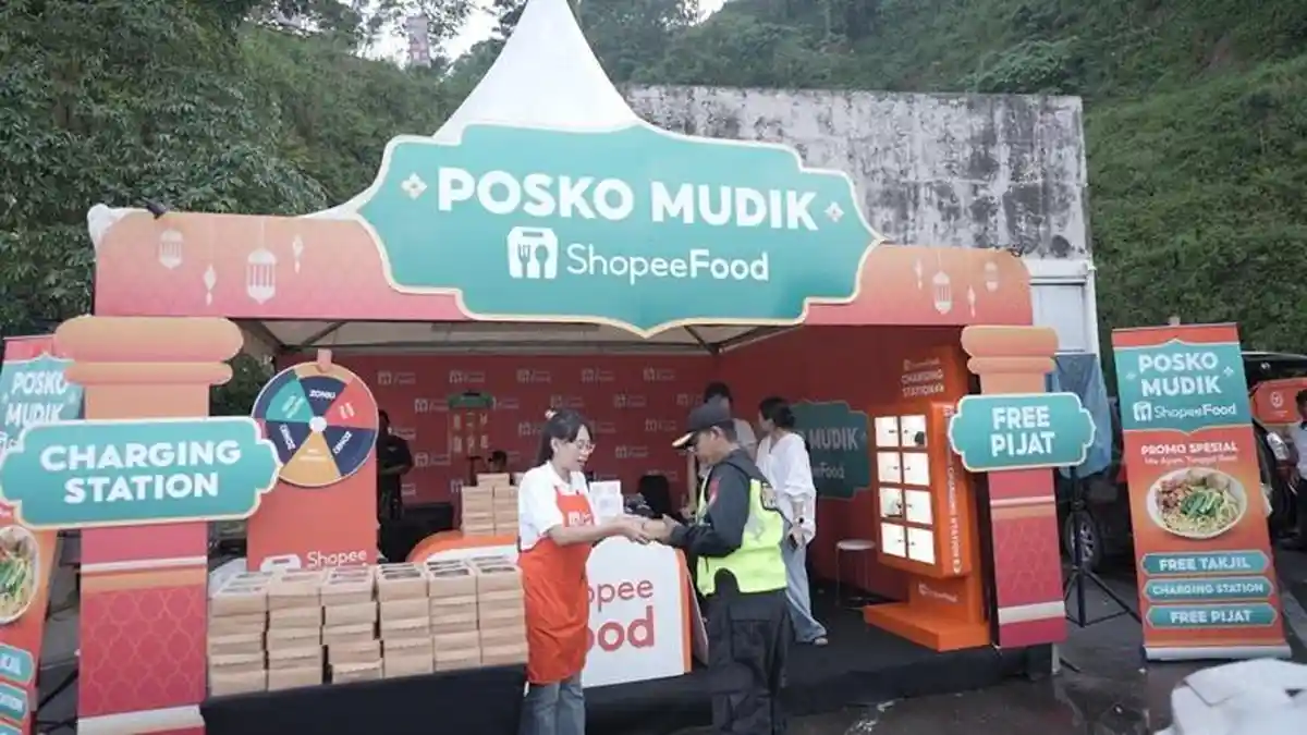 ShopeeFood Hadirkan Posko Mudik dengan Berbagai Fasilitas Gratis