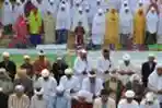 JJamaah Tarekat Naqsabandiyah Kholidiyah Salat Idul Adha
