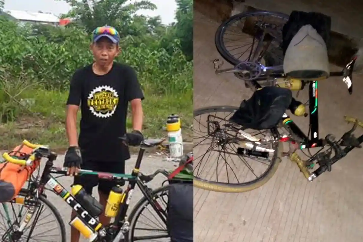 Pesepeda Tewas Ditabrak Bus di Karawang