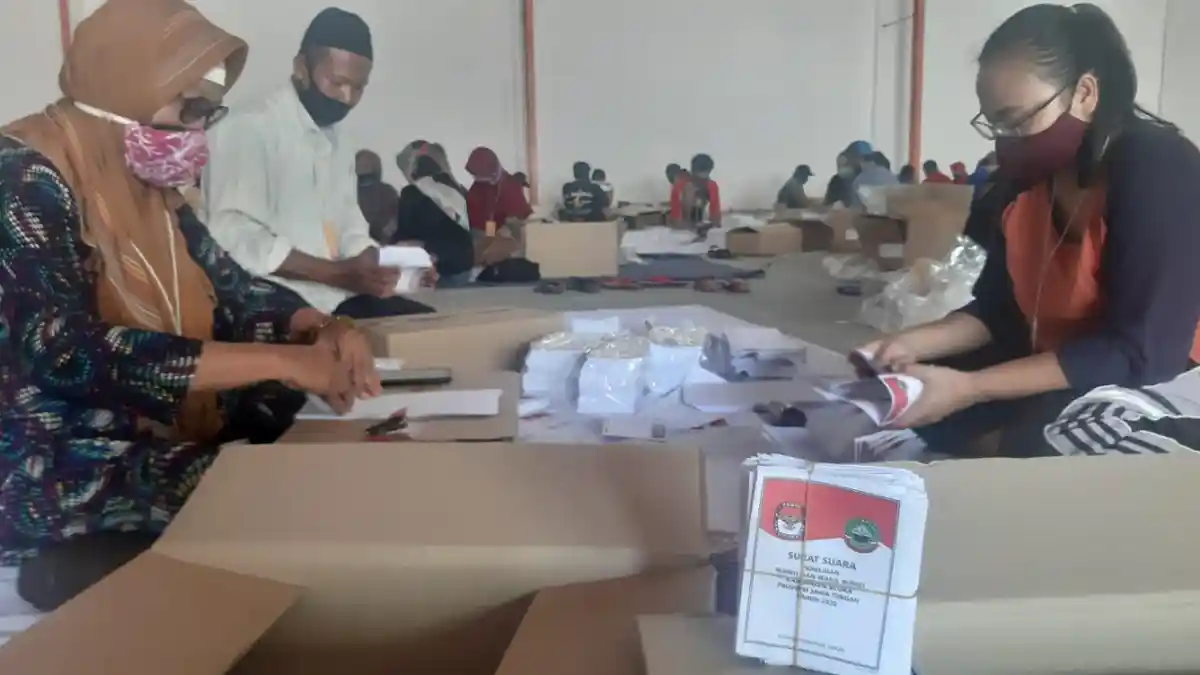 Pelipatan Surat Suara Pilkada Blora 2020 Dimulai, KPU: Kami Targetkan Selesai dalam 4 Hari