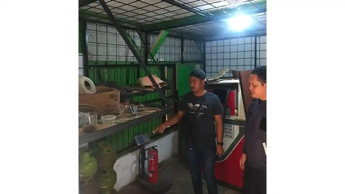 Sebanyak 100 Tabung Gas LPG 3 Kg di Desa Cipaku Ciamis Digondol Perampok