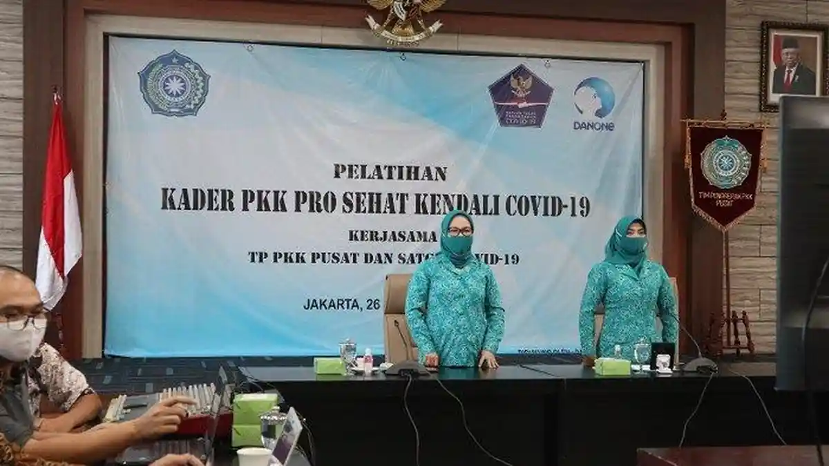 Tangkal Covid-19, 1.500 Kader PKK Ikut Pembekalan Prosehat Kendali Covid-19
