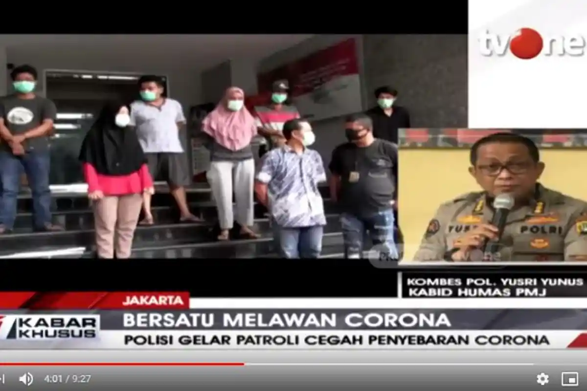 Nekat Berkumpul, 16 Orang di Jakarta Ditangkap, Polda Metro Jaya Ungkap Ancaman Bisa 1 Tahun Penjara