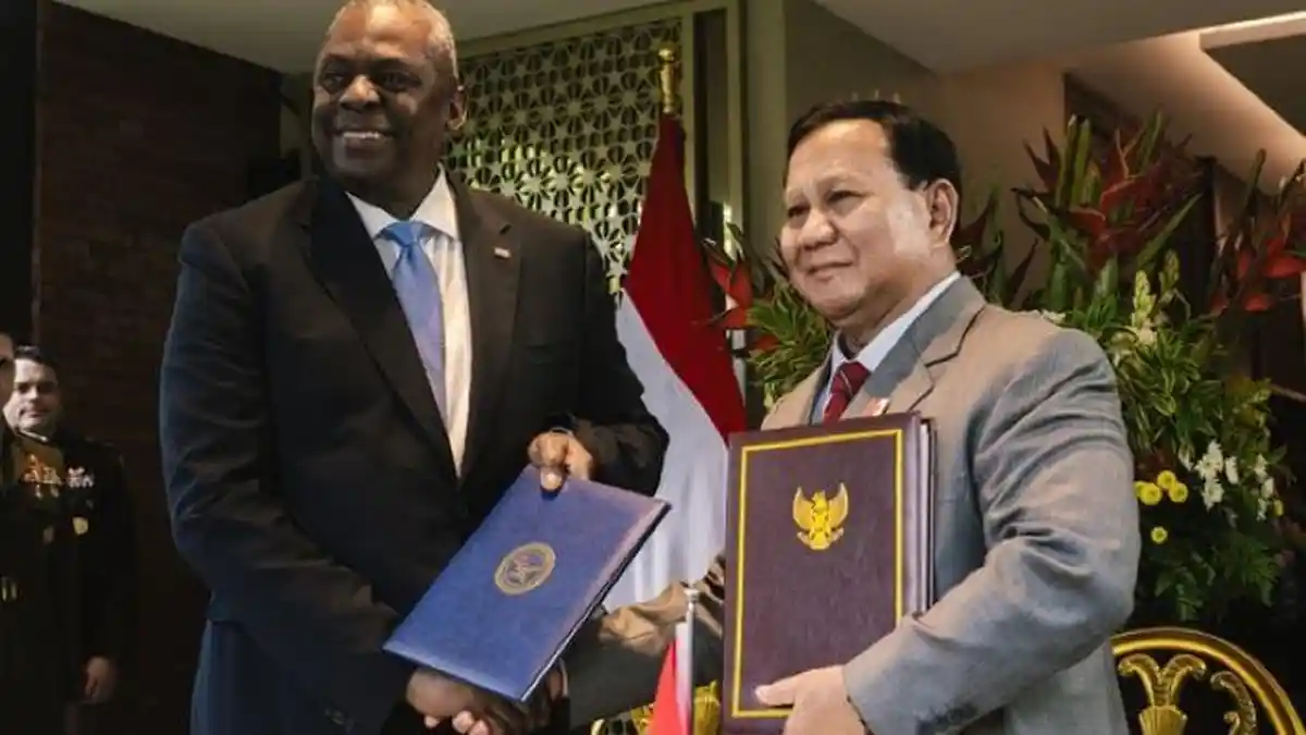 Menhan AS dan Menhan Prabowo Teken Kerja Sama Bersejarah