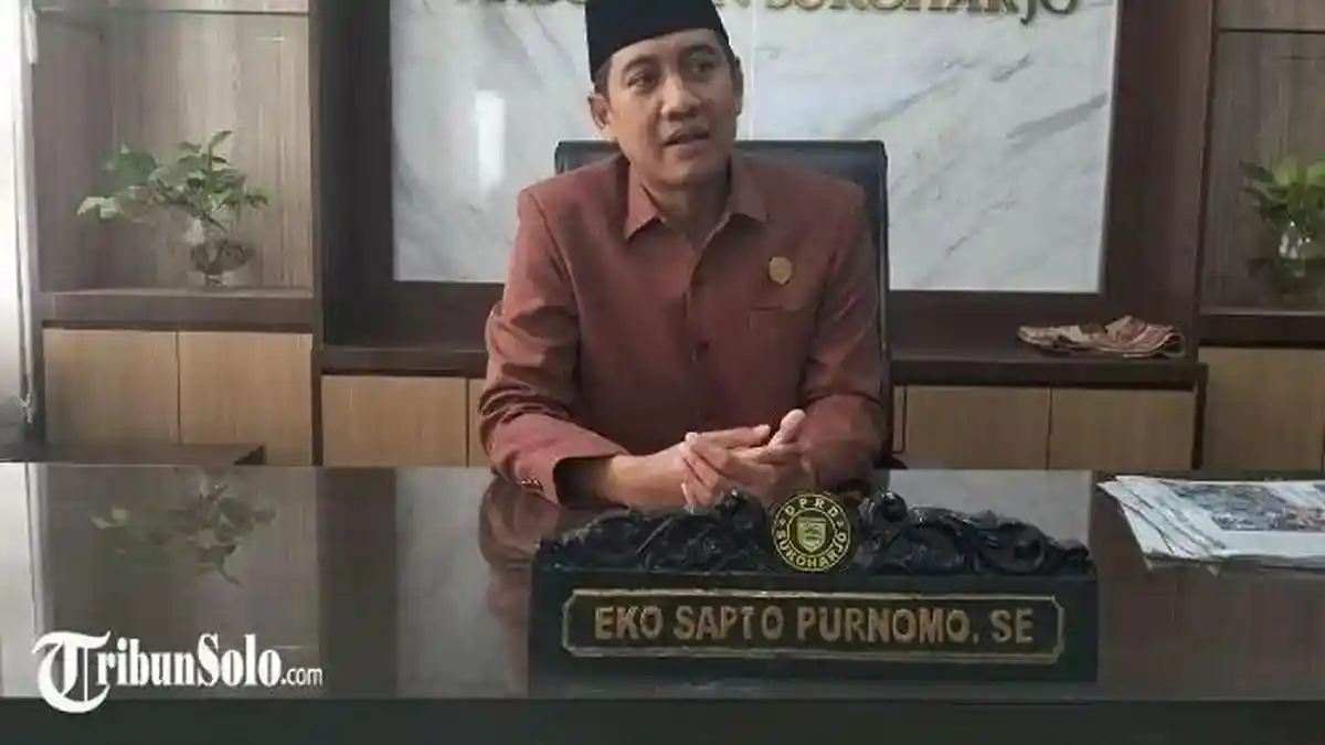 Sosok Eko Sapto Purnomo Ditunjuk Jadi Plt Bupati Sukoharjo, Anggota DPRD 2 Periode - Tribunnews.com