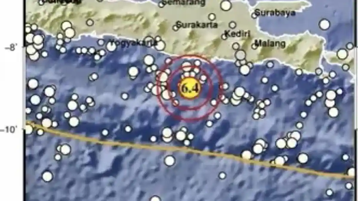 Gempa M 6,4 Guncang Pacitan Jawa Timur Dini Hari, Terasa hingga Yogyakarta