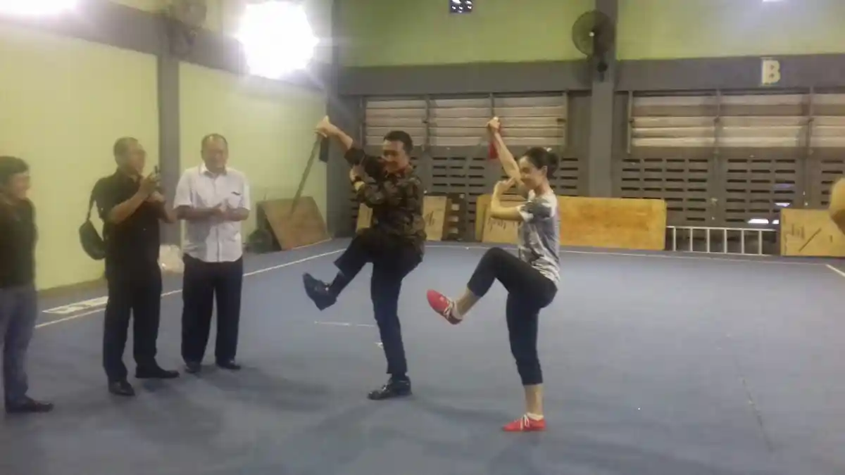 Tinjau Pelatnas Wushu, Menpora Buka Dialog dengan Atlet