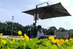 Peresmian Saung Tenaga Surya di Monumen Bandung Lautan Api