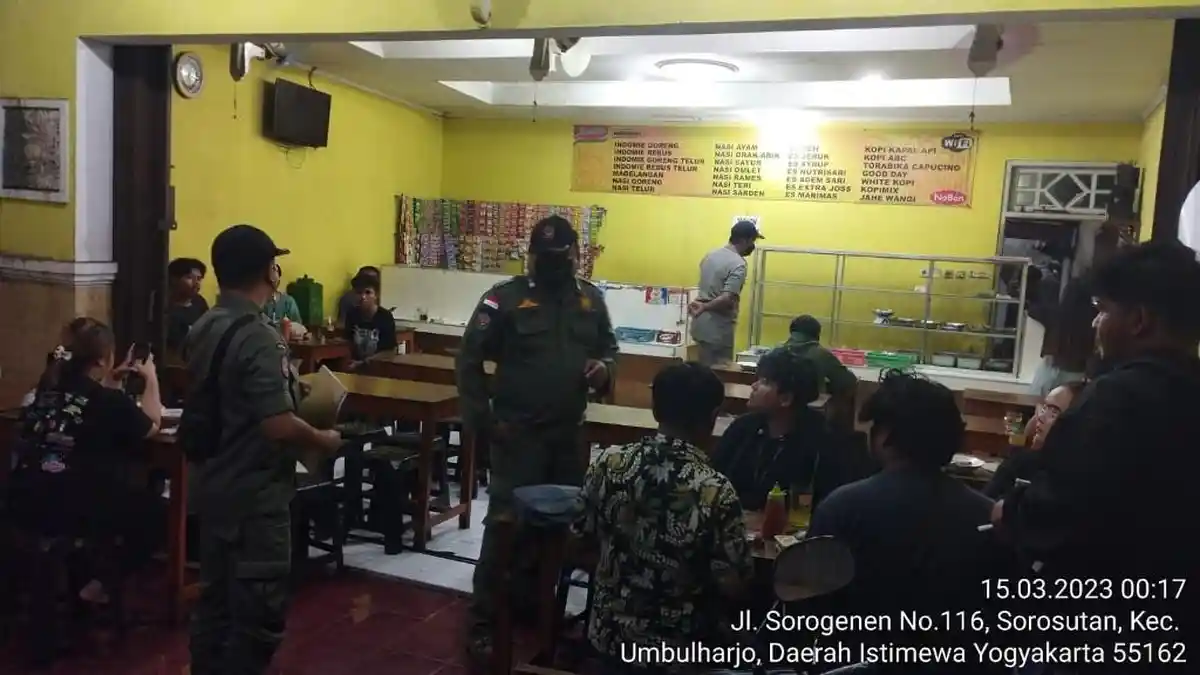 37 Anak Terjaring Patroli Satpol PP Sejak Jam Malam Diterapkan di Kota Yogya