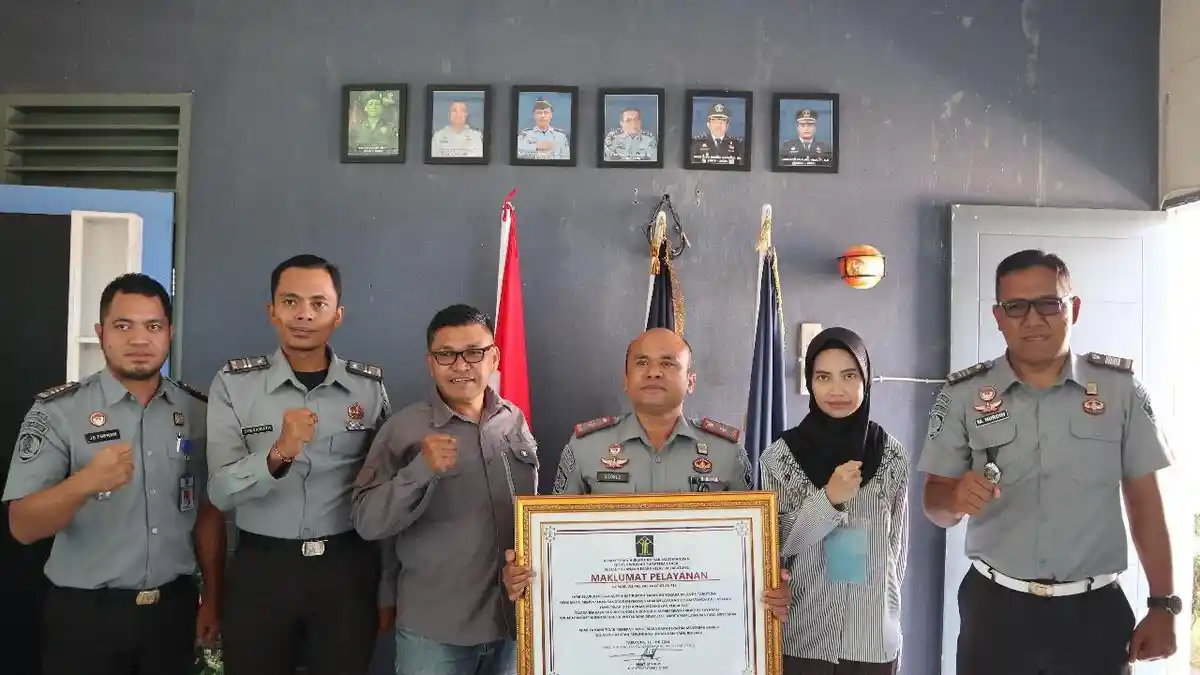 Rutan Tarutung Teken Penandatanganan Penetapan Standar Pelayanan, Maklumat dan SOP