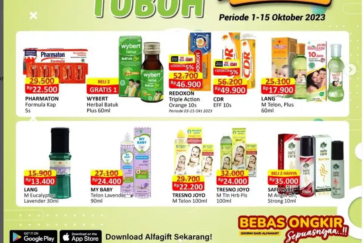 KATALOG Promo JSM Alfamart 13-15 Oktober 2023 Pampers Popok Ada Diskon, Minyak Telon Rp24.400