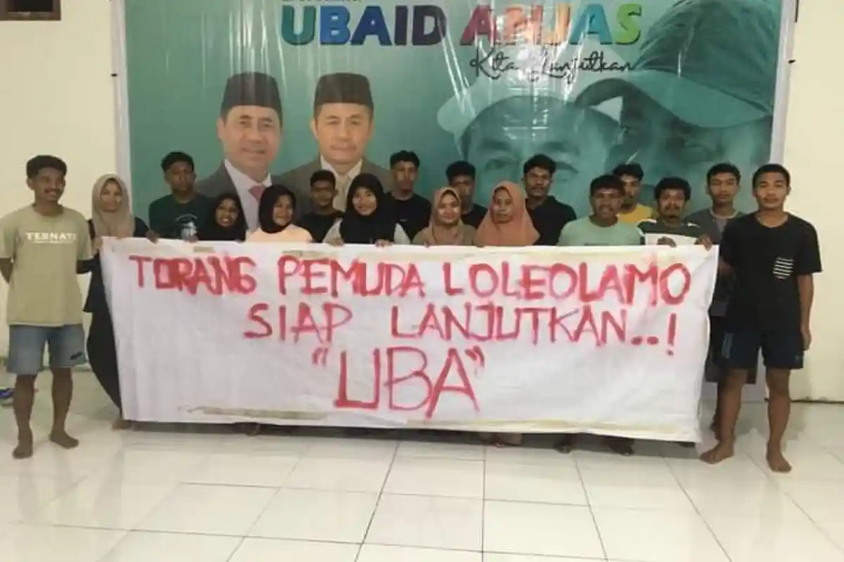 Pemuda Desa Loleolama Deklarasi Dukung Ubaid - Anjas di Pilkada Halmahera Timur Maluku Utara 2024