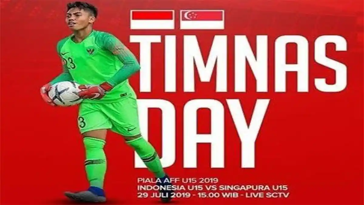 Hasil Babak II Skor 3-0 Timnas Indonesia U-15 Vs Singapura, Garuda Muda Puncaki Klasemen