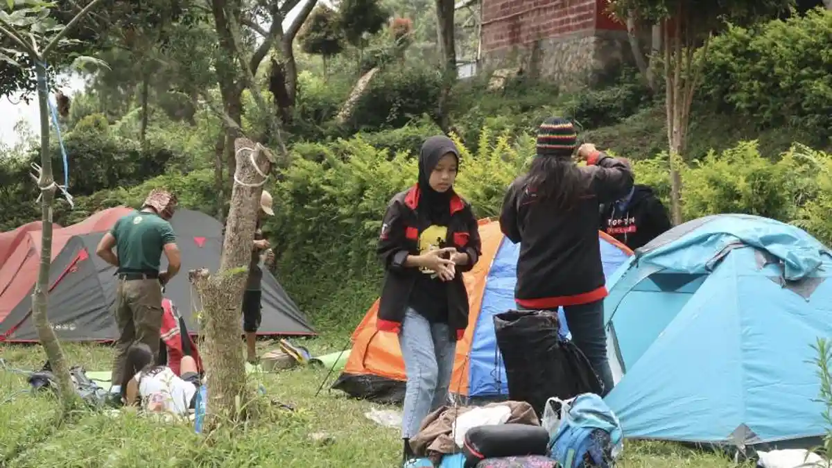 Cuaca Buruk, Jumlah Pendaki Gunung Ungaran Lewati Mawar Camping Ground Kab Semarang Berkurang