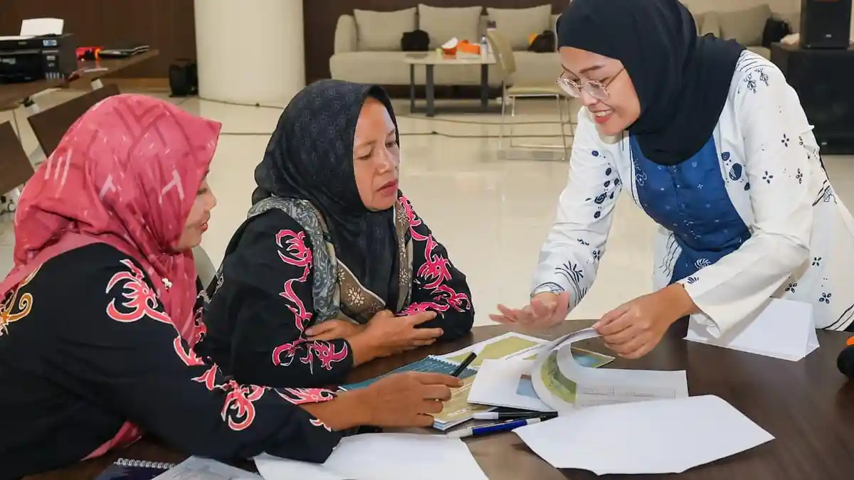 Perajin Wastra Mulai Merancang Motif Batik Khas IKN di Penajam - Tribunkaltim.co
