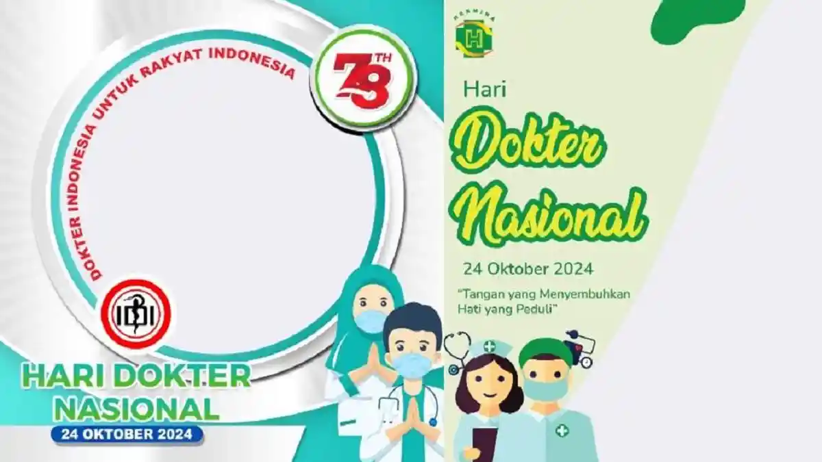 20 Link Twibbon Hari Dokter Nasional 2024, Dilengkapi Cara Mudah Mengunggahnya di Media Sosial
