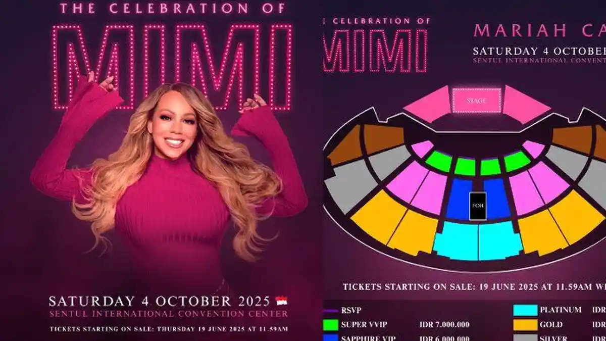 Diva Legend Comeback! Mariah Carey Konser di Bogor 2025, Ini Jadwal War Harga Tiket & Daftar Lagunya