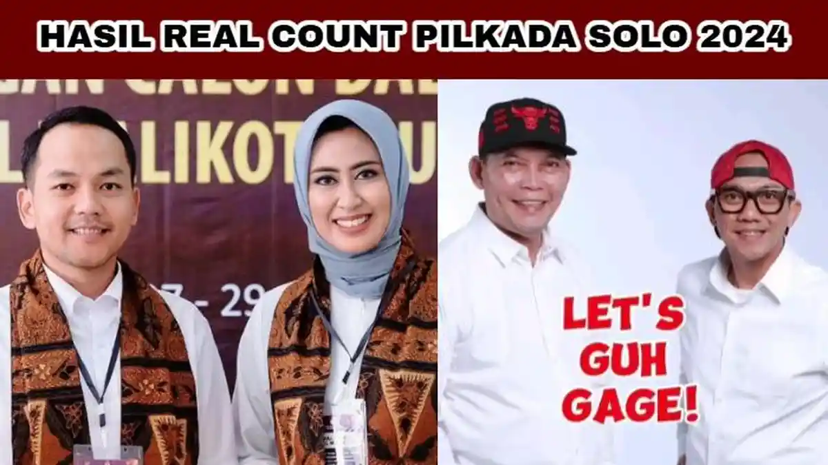 Update Real Count Pilkada Surakarta 2024, Respati Raup 60 Persen Lebih: Kandang Banteng Solo Jebol?