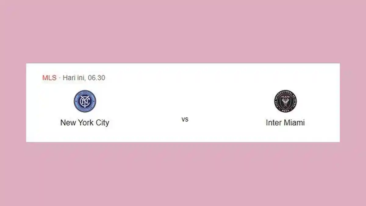 SUSUNAN Pemain New York City vs Inter Miami Pagi Ini, Adu Tajam Wolf dan Lionel Messi