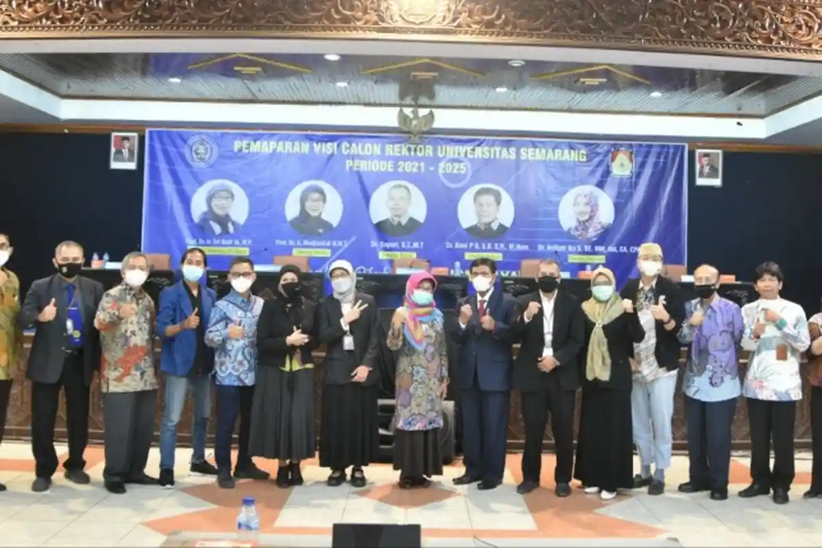 Lima Calon Rektor USM Periode 2021-2025 Sampaikan Visi Misi di Depan Panelis