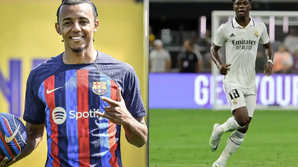 Usai Gabung Barcelona, Jules Kounde Dapat Pesan Bernada 'Perang' dari Gelandang Real Madrid