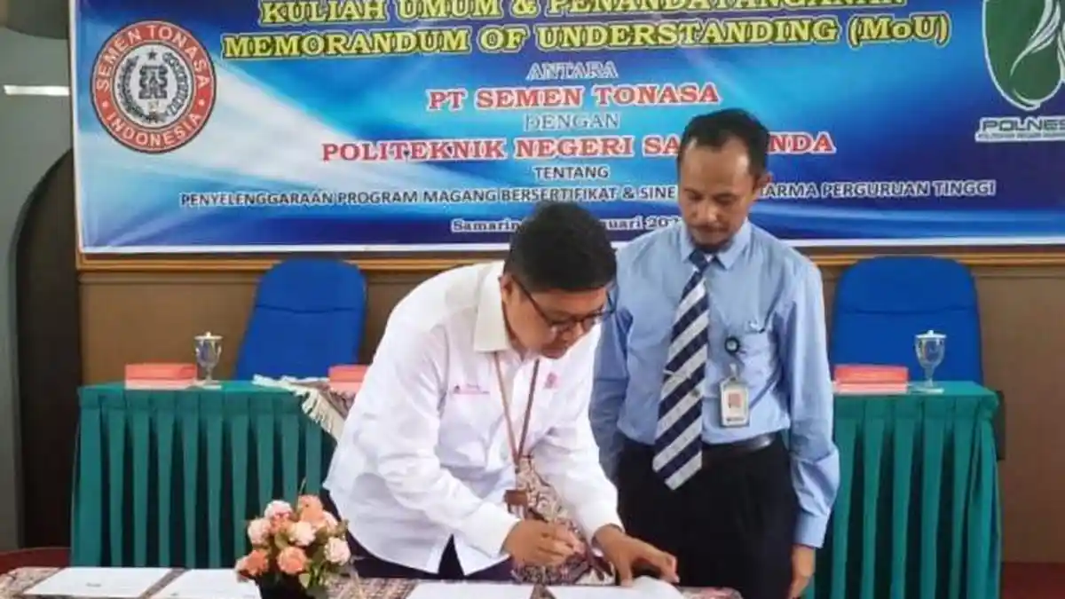 Semen Tonasa Gandeng Politeknik Negeri Samarinda, Bangun Link and Match Dunia Industri dan Kampus