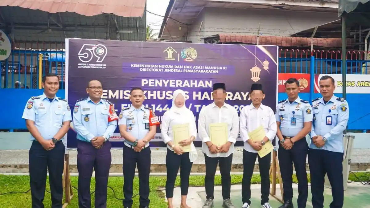525 WBP Lapas Rantauprapat Terima Remisi Idul Fitri 1444H, Menteri Yasonna: Terus Perbaiki Diri