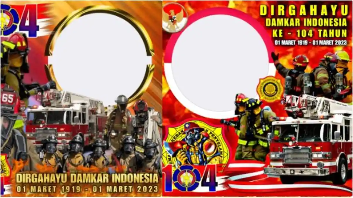 35 Link Twibbon HUT ke-104 Damkar, Beserta Cara Membuatnya, Bisa Dibagikan pada 1 Maret 2023