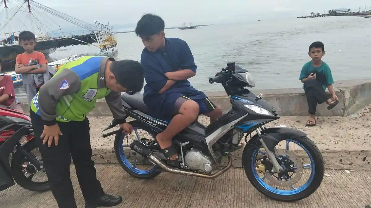 Cegah Balap Liar, Satlantas Polres Palopo Gencarkan Patroli Subuh