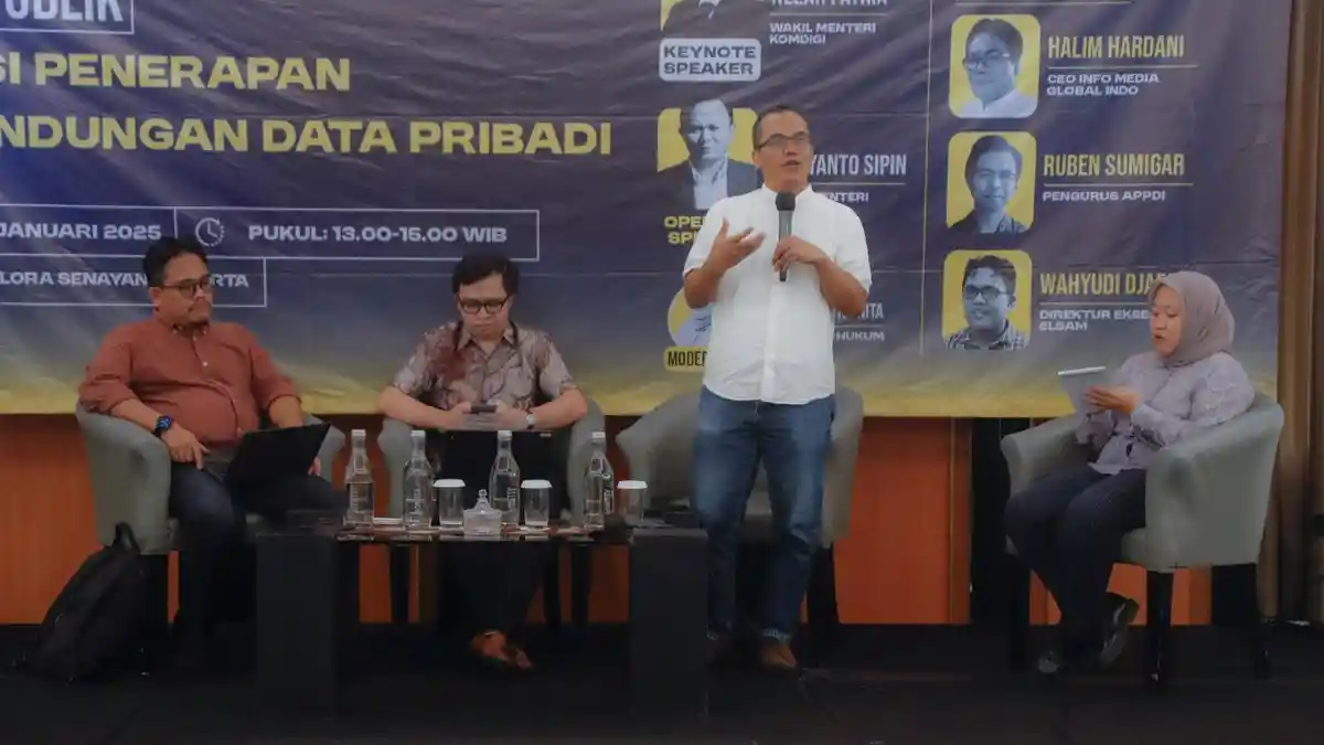 Wamenkomdigi Nezar Patria: Perlindungan Data Pribadi Bukan Sekadar Kewajiban, Tapi Kebutuhan 