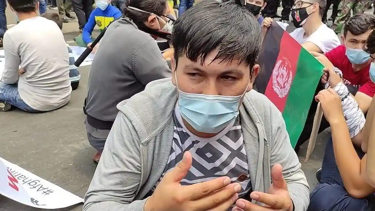Gelar Aksi di Depan Gedung UNHCR, Imigran Afghanistan Tuntut Hal ini