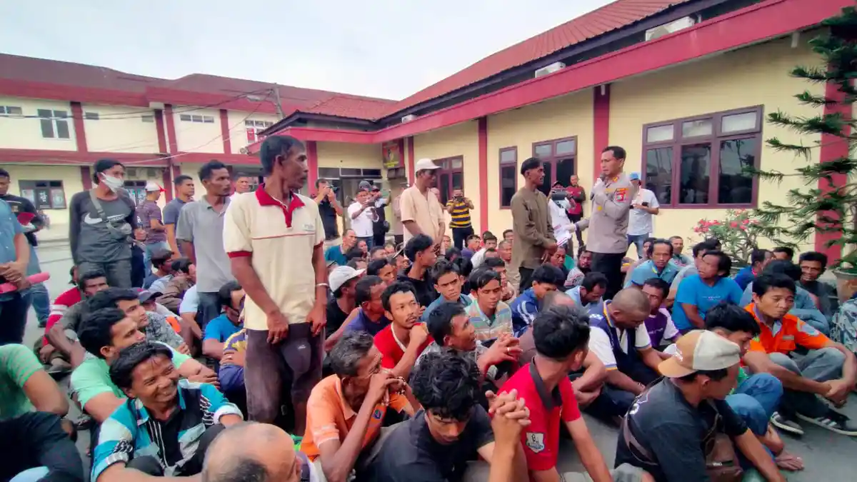 Tak Tanggung-tanggung, Kapolres Pelabuhan Belawan ‘Sikat’ 109 Orang Pelaku Premanisme ‘