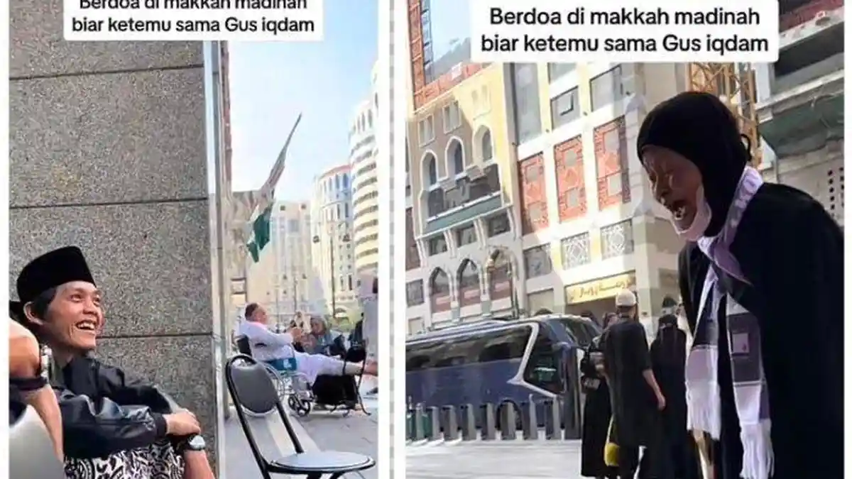 Nenek Marni Berdoa di Makkah Ingin Ketemu Gus Iqdam, Hajat Terkabul, Lupa Foto Saking Senangnya