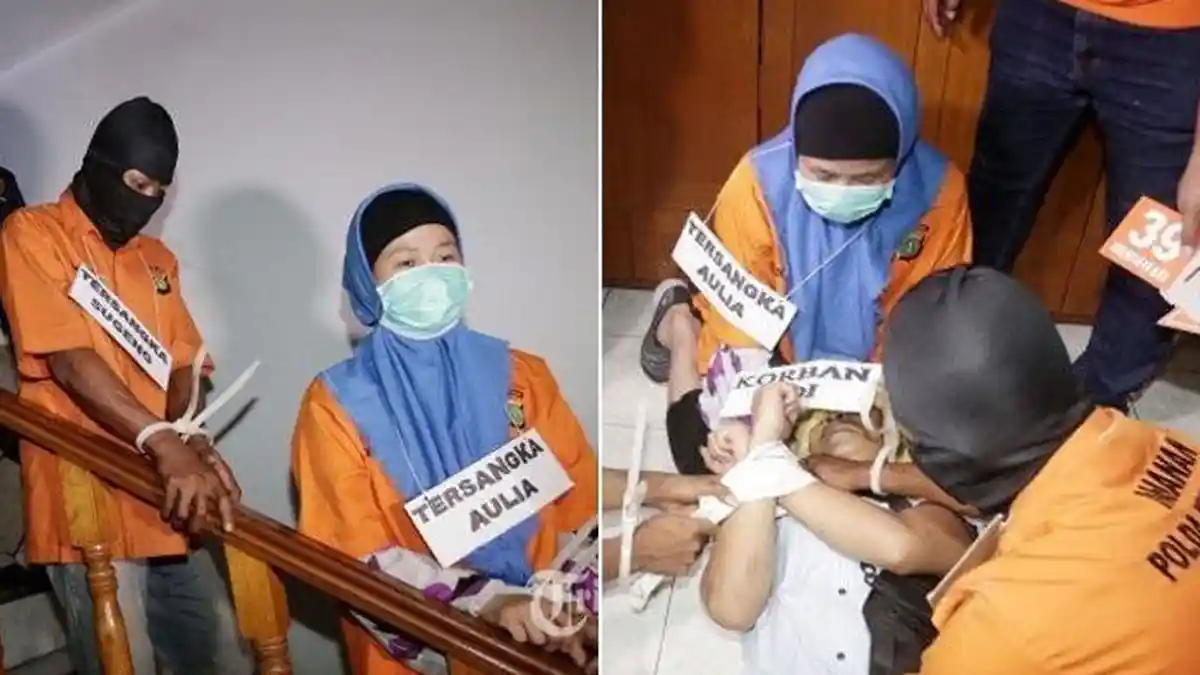 Aulia Kesuma Marahi 2 Pembunuh Bayarannya saat Rekonstruksi Adegan: Jangan Belaga Bego Gitu!