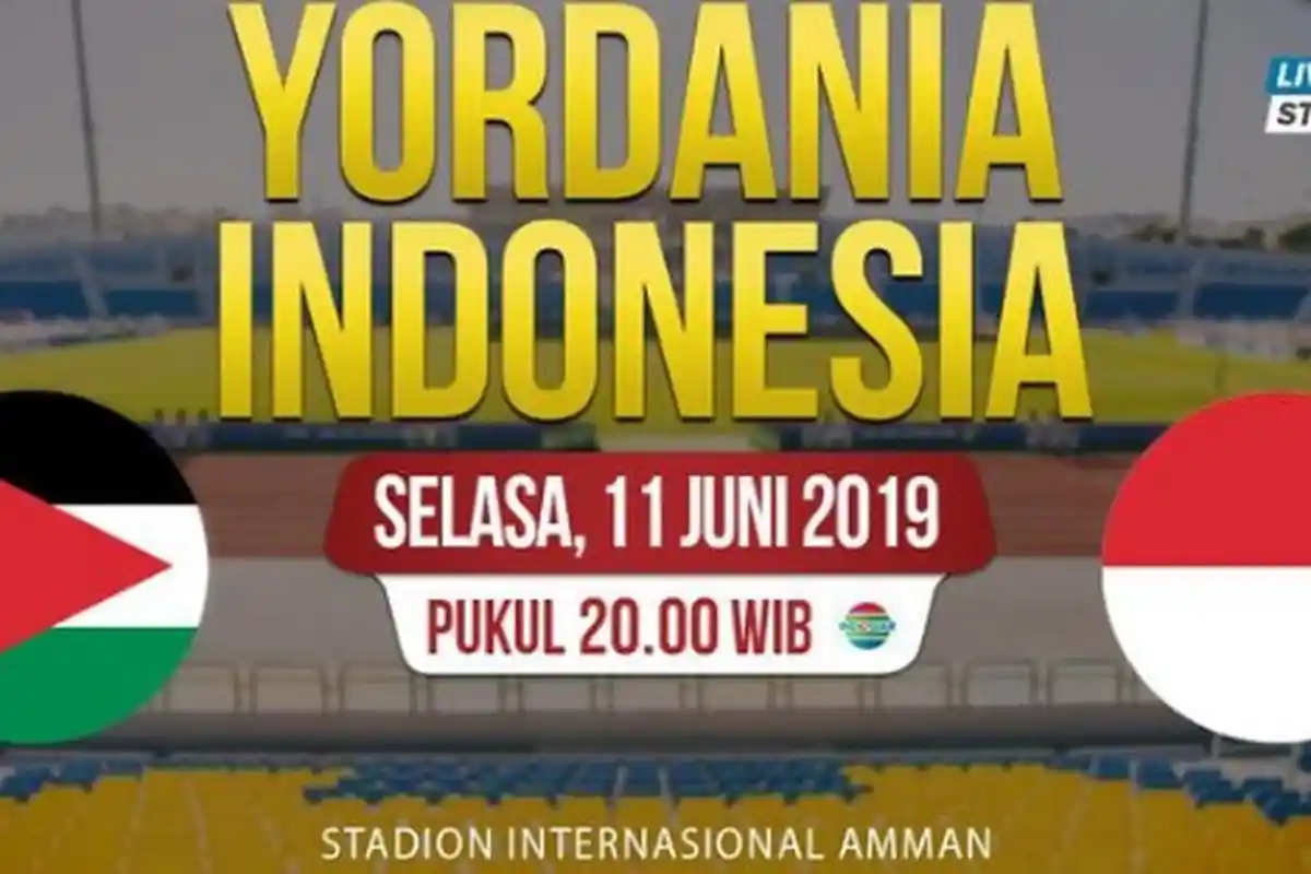 Link Live Streaming Indosiar, Vidio.Com Laga Uji Coba Indonesia vs Yordania Pukul 20.00 WIB
