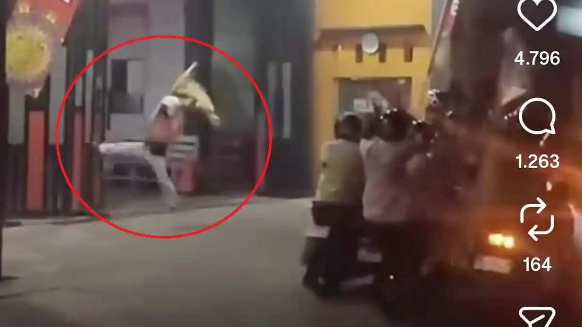 Viral Video Gerombolan Pemotor Serang  SMK TKM Teknik Kebumen