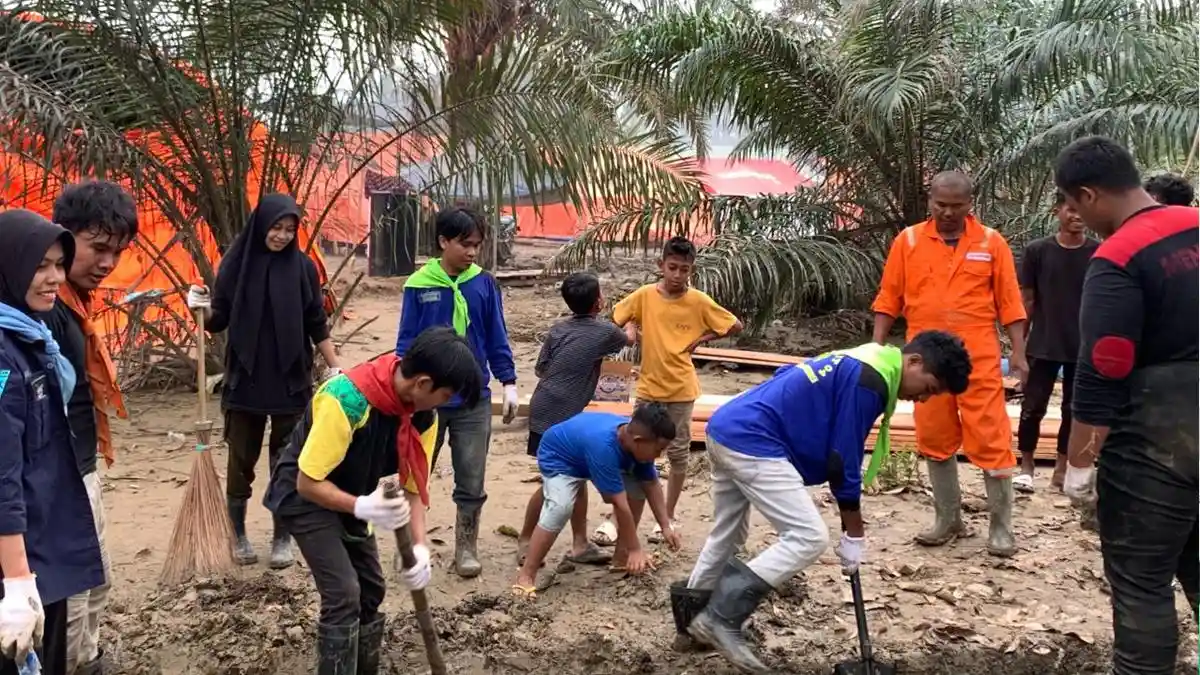 Posko Bencana Alam Unimal Lakukan Pendampingan Warga Terdampak di Aceh Utara