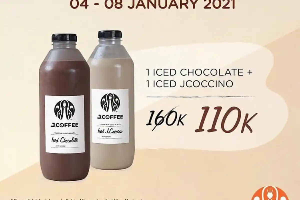 Promo J.Coffe 4-8 Januari 2021, Kopi Nikmat Harga Hemat