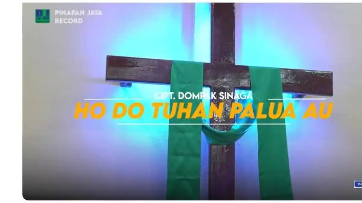 Lirik Lagu Batak  Ho Do Tuhan, Palua Au By Dompak Sinaga Ft Natasya Sinaga