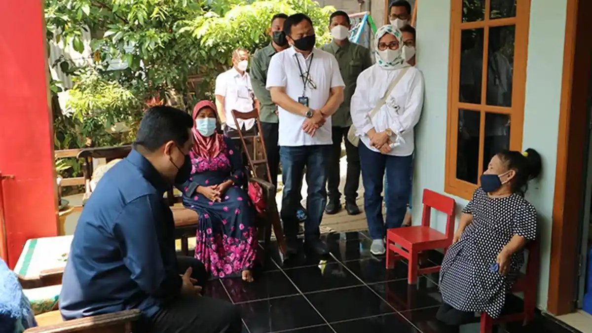 Erick Thohir Kunjungi Nasabah Difabel PNM Mekaar di Boja Jawa Tengah