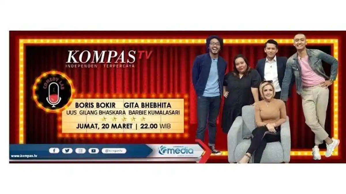 Sambut Akhir Pekan, KompasTV Hadirkan Program Stand Up Comedy Dalam Nuansa Berbeda