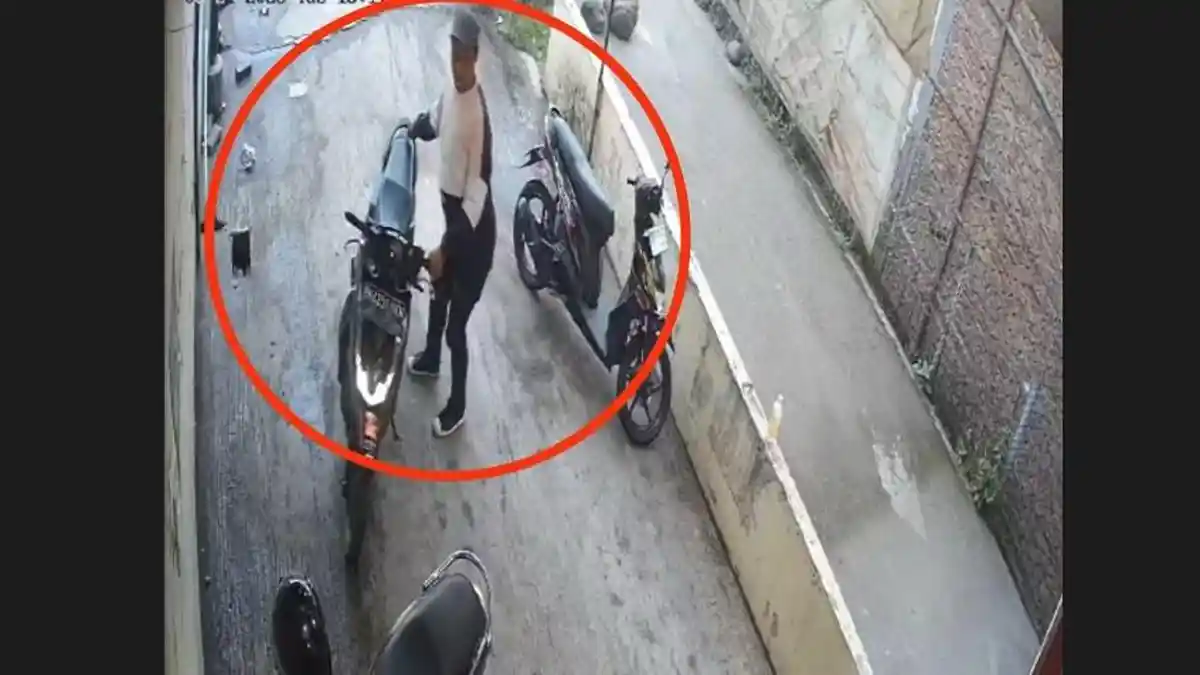 Maling Motor Berkeliaran di Jalan Madala, Kepergok dan Dikejar Korbannya Tapi Lolos