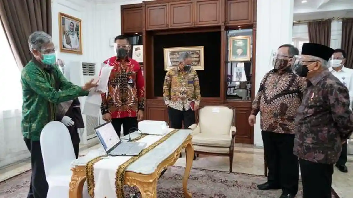 Terima Kunjungan Menristek dan Tim GeNose UGM, Ma'ruf Apresiasi Inovasi Terus Diciptakan