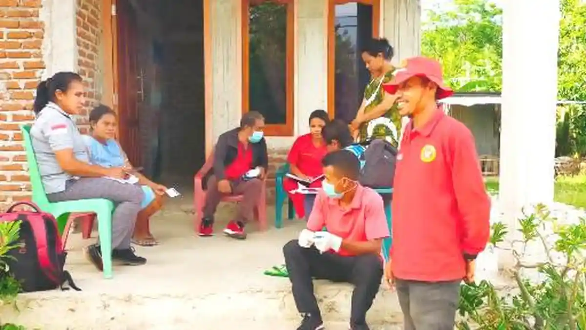 BIN NTT Marathon Layani Vaksinasi Buat Warga di Perbatasan RI-RDTL 