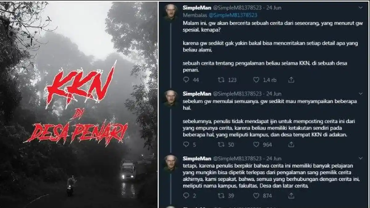 Kisah KKN di Desa Penari Viral, Benarkah Lokasinya di Jawa Timur? Ini Klarifikasi Akun SimpleMan