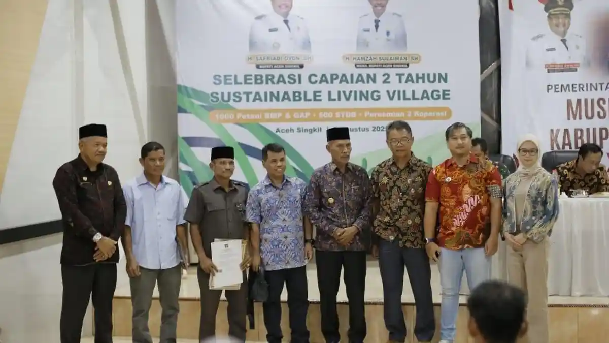 Program SLV di Aceh Singkil Berikan Hasil Nyata bagi Petani dan Lingkungan